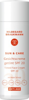 Hildegard Braukmann SUN & CARE  ANTI-AGE Gesichtscreme getönt SPF 20 - 50 ml Spender